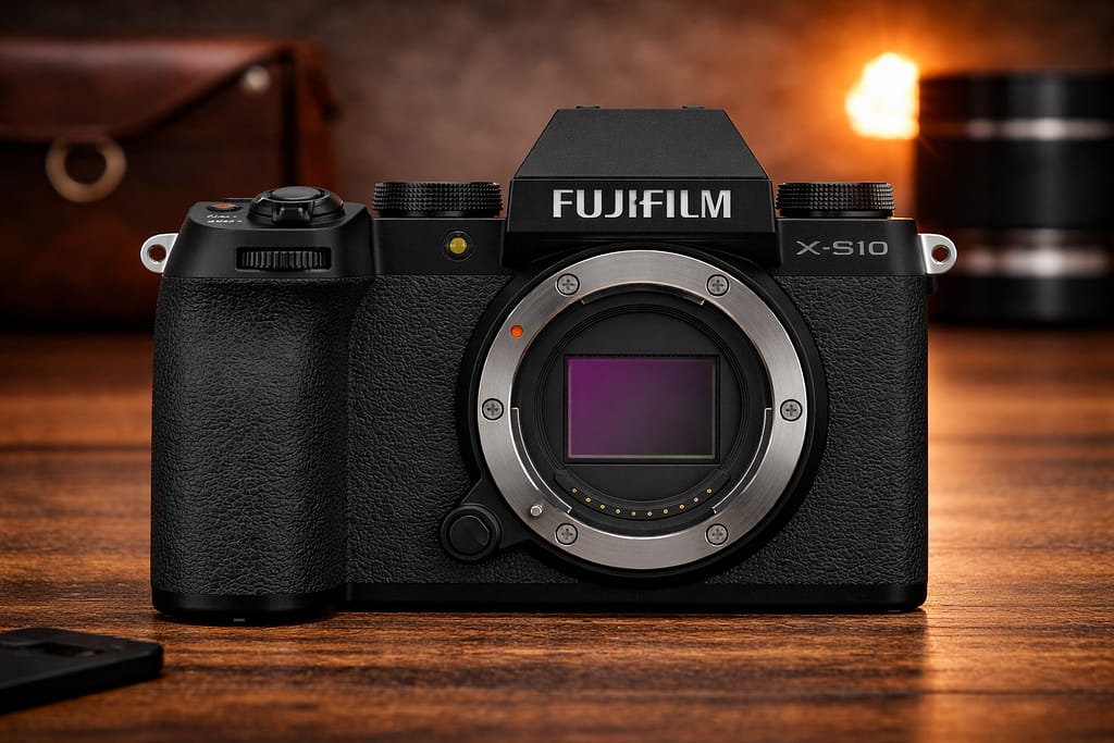 Fujifilm X-S10 mirrorless APS-C con stabilizzazione interna IBIS a 5 assi e sensore X-Trans