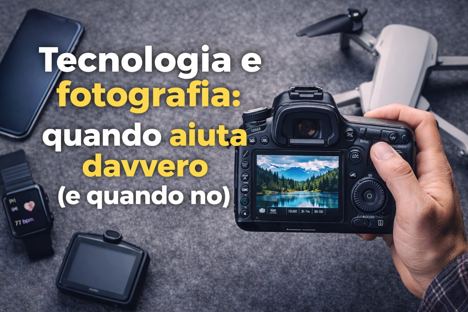 Tecnologia e fotografia: quando aiuta davvero (e quando no) Tecnologia e fotografia: quando aiuta davvero (e quando no)
